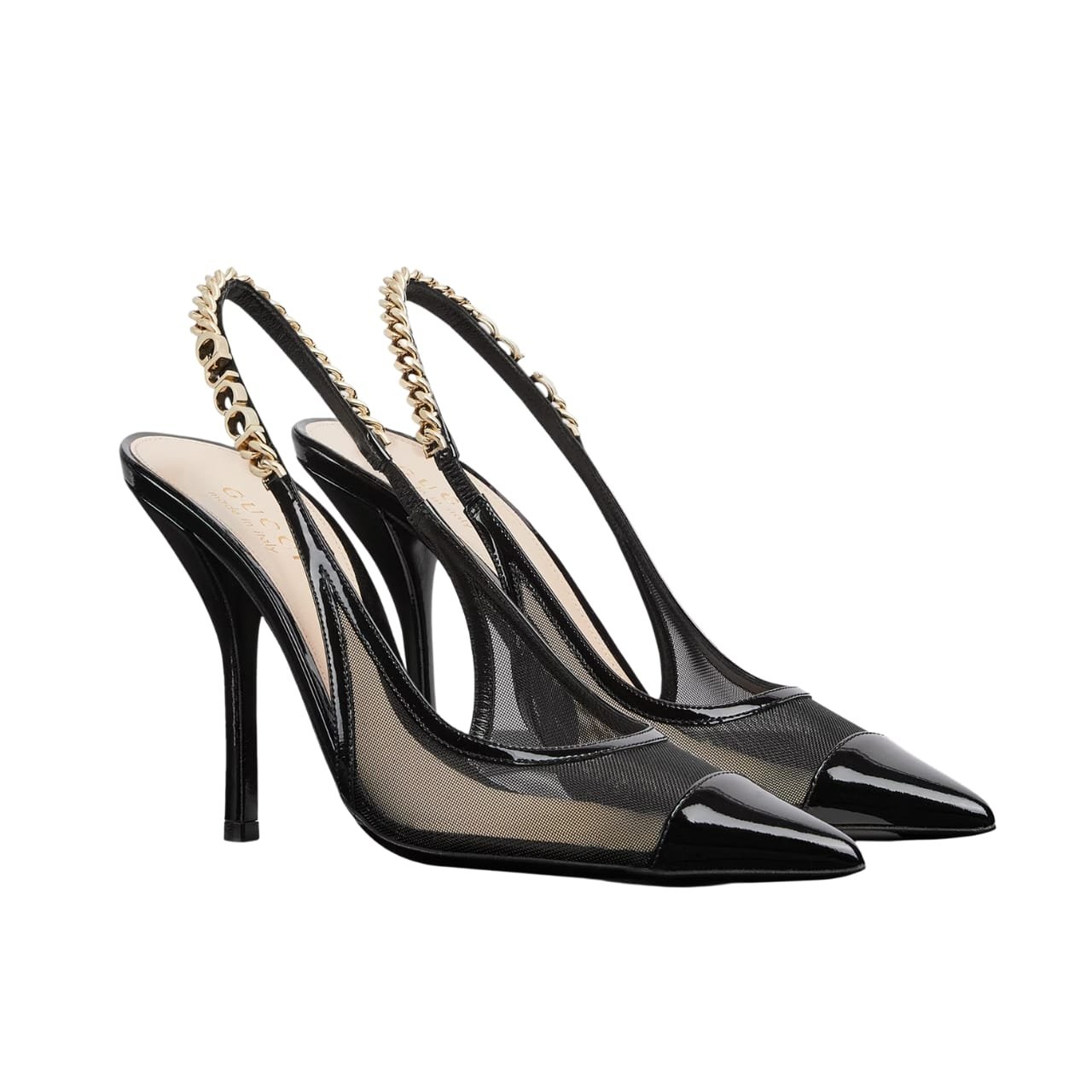 40-2-9 Gucci Signoria Slingback Pump Black 816636 Fad8Z 1000 - Image 1