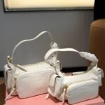 Miumiu Nappa Pocket Bag White 20Cm 5Bc146 2F8N F0009 V Ooo - Image 2