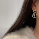 Louis Vuitton Heart Earrings White M02308 - Image 6