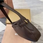 Miumiu Aventure Nappa Leather Bag Briarwood 33Cm 5Bc181 2Bbl F0Nbl V Ooo - Image 4