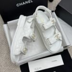 Chanel Sandal Shiny White G35927 B20276 U0451 - Image 6