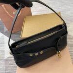 Miumiu Aventure Nappa Leather Bag Black 33Cm 5Bc181 2Bbl F0002 V Ooo - Image 6