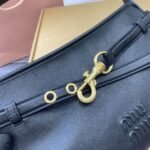 Miumiu Aventure Nappa Leather Bag Black 33Cm 5Bc181 2Bbl F0002 V Ooo - Image 7