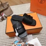 Hermes Gabriel Sandal Noir H231736Zh02400 - Image 2