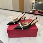 Valentino Bepointy Slingback Pumps Black 6W2S0Ll3Dal 790 - Image 2
