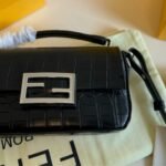 Fendi Baguette With Ff Clasp Black 18Cm 8Br600Anwrf1Cfj - Image 3