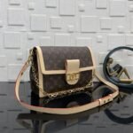 [Super Vip 1:1] Louis Vuitton Dauphine Soft GM Monogram Brown 28Cm M47149 - Image 3