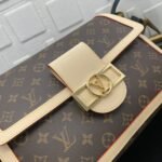 [Super Vip 1:1] Louis Vuitton Dauphine Soft GM Monogram Brown 28Cm M47149 - Image 6