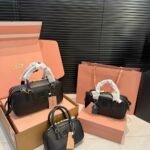 Miumiu Arcadie Bag Black 23Cm 5Bb142 2Cr3 F0002 V Oon - Image 2