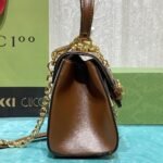 Gucci Horsebit 1955 Mini Top Handle Bag Light Brown 22Cm 703848 9Aaaj 8563 - Image 3
