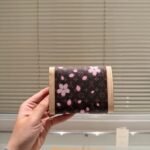Iconic Set: Louis Vuitton X Takashi Murakami Boulogne Sakura And Victorine Wallet Sakura - Image 9