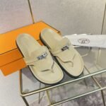 Hermes Empire Sandal Beige H221075Z C9365 - Image 5