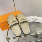 Hermes Empire Sandal Beige H221075Z C9365 - Image 6