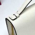 Valentino Garavani Vlogo Signature Grainy Wallet With White Black 22Cm - Image 5