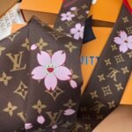 Louis Vuitton X Takashi Murakami Monogram Cherry Blossom Bandeau Bb In Tan 120Cm M96084 - Image 6
