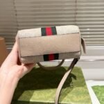 Gucci Ophidia Mini Boston Bag Beige And Oatmeal 17Cm 781490 Uulag 9643 - Image 3