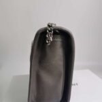 Saint Laurent Niki Vintage Leather Chain Wallet Gray 19Cm - Image 3