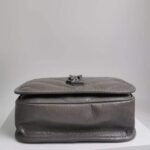 Saint Laurent Niki Vintage Leather Chain Wallet Gray 19Cm - Image 5