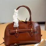 Miumiu Aventure Nappa Top Handle Bag Oak 28Cm 5Bb169 2Bbl F0316 V Ooo - Image 3