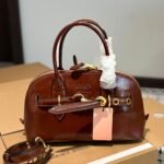 Miumiu Aventure Nappa Top Handle Bag Oak 28Cm 5Bb169 2Bbl F0316 V Ooo - Image 4