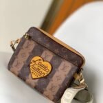 [Super Vip 1:1] Louis Vuitton Trio Messenger Bag Monogram Stripes Brown 25Cm M45965 - Image 2