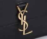 Saint Laurent Kaia North/South Satchel In Vegetable-Tanned Leather Black 668809Bwr0W1000 - Image 5