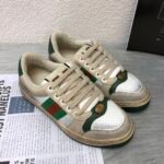 Gucci Screener Leather Sneaker White Perforated 570442 0Yi20 9582 - Image 2