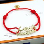 Louis Vuitton Lv Script Bracelet Red Gold M4479Z - Image 2