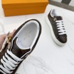Louis Vuitton Time Out Sneaker Cacao Brown 1Aivib - Image 6