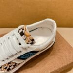 Fendi Domino Fabric Low Sneakers Blue Ff - Image 7