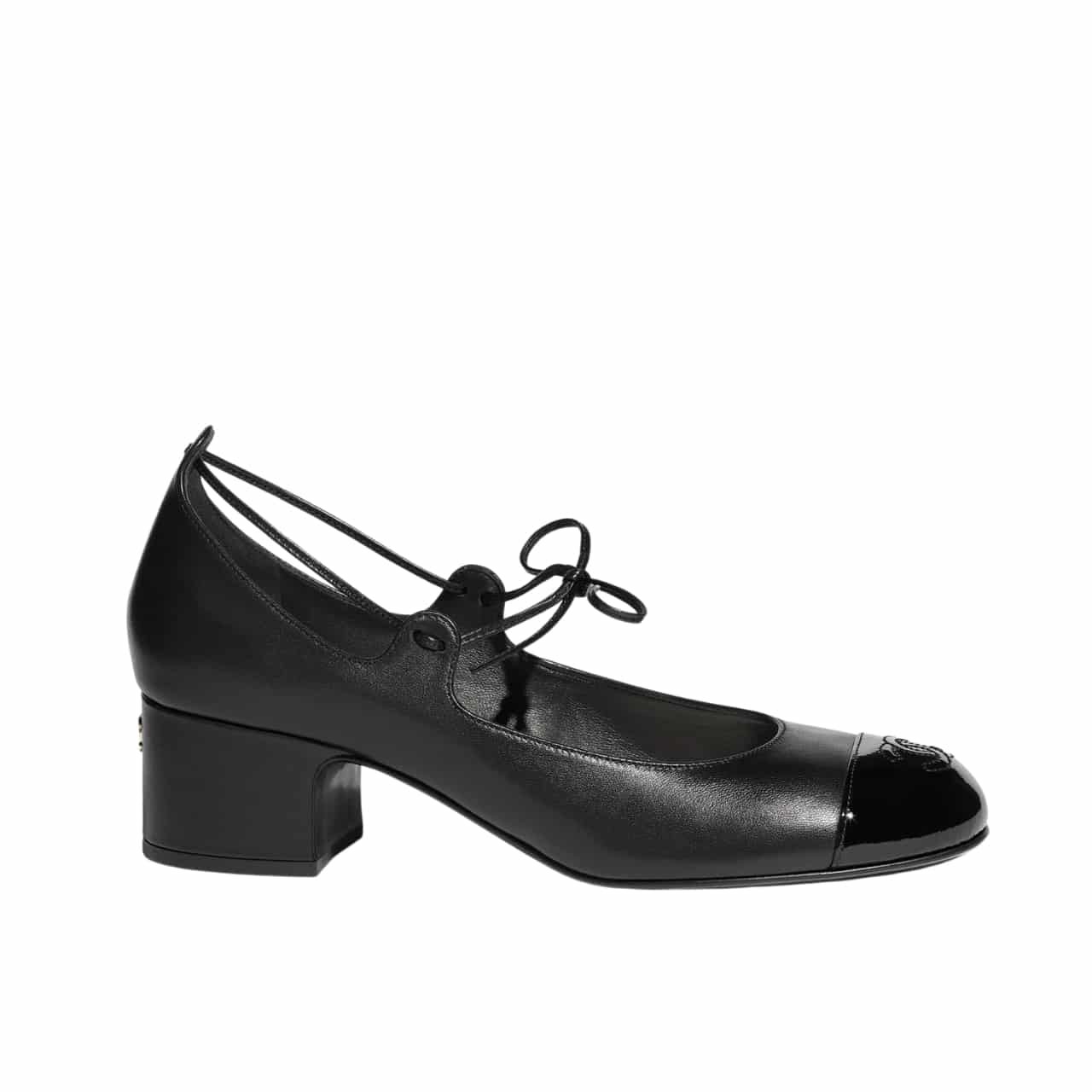 51-2-6 Chanel Mary Janes Black G46323 B19726 94305 - Image 1