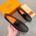Hermes Alessandro Loafer Black H201434Zh02415 - Image 8
