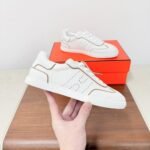 Hermes Match Sneaker Blanc And Naturel H261000Z 91360 - Image 2
