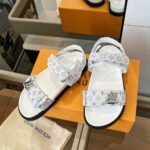 Louis Vuitton Lv Sunset Flat Comfort Sandal Multicolored 1Aidiw - Image 3