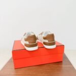 Hermes Match Sneaker Multicolore Noisette H261002Z A3340 - Image 4