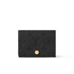 Louis Vuitton Business Card Wallet Black 10Cm M58456