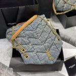 [Super Vip 1:1] Saint Laurent Puffer Toy In Denim 28Cm 7593372Pt674575 - Image 6