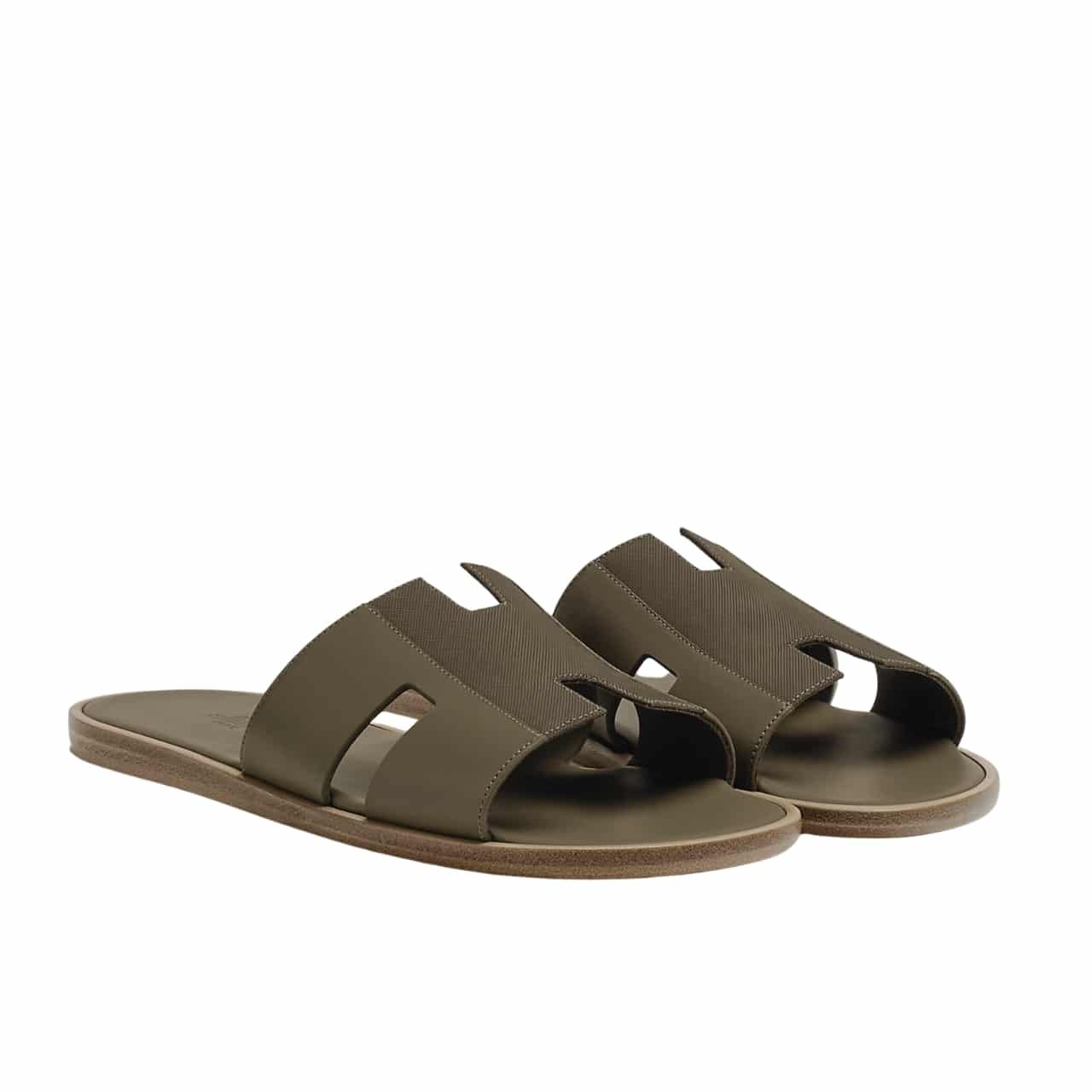 71-1-5 Hermes Izmir Sandal Vert Toundra H222845Zhv1465 - Image 1