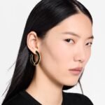 Louis Vuitton Lv Initiales Earrings Black M03026 - Image 6