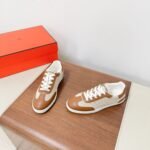 Hermes Match Sneaker Multicolore Noisette H261002Z A3340 - Image 7
