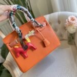 Hermes Birkin 35 Togo Leather Gold Hardware Orange 35Cm - Image 3