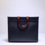 Fendi Sunshine Large Black Leather Shopper 41Cm 8Bh372Abvlf0Kur - Image 4