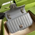 Gucci Gg Marmont Mini Shoulder Bag Grey 22Cm 446744 Um8An 1711 - Image 7