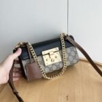 Gucci Padlock Small Shoulder Gg Supreme Canvas Black 22Cm ‎735103 Klqjg 9785 - Image 2