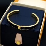 Louis Vuitton Lv Initiales Bracelet Black M1729M - Image 4