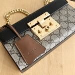 Gucci Padlock Small Shoulder Gg Supreme Canvas Black 22Cm ‎735103 Klqjg 9785 - Image 4