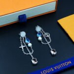 Louis Vuitton Heirloom Pendant Earrings Silver M02889 - Image 7