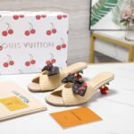 Louis Vuitton X Takashi Murakami Cherie Mule Beige 1Ahlsq - Image 3