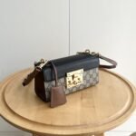 Gucci Padlock Small Shoulder Gg Supreme Canvas Black 22Cm ‎735103 Klqjg 9785 - Image 7