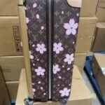 Louis Vuitton X Takashi Murakami Horizon 55 Suitcase Sakura Brown 55Cm M13788 - Image 5